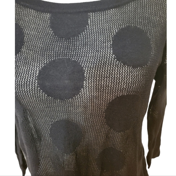 WHBM Mesh 3/4 Sleeve Lightweight Sweater Sheer Size Small - Picture 4 of 5